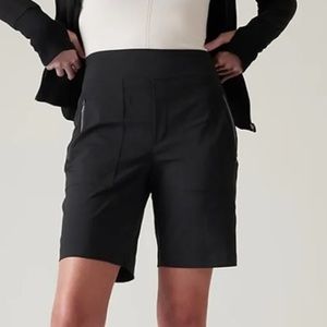 Athleta Bermuda length black shorts